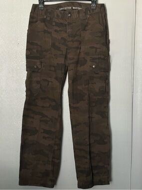 Duluth Trading Company Curvesetter Camo Duluthflex Cargo Pants 4/29